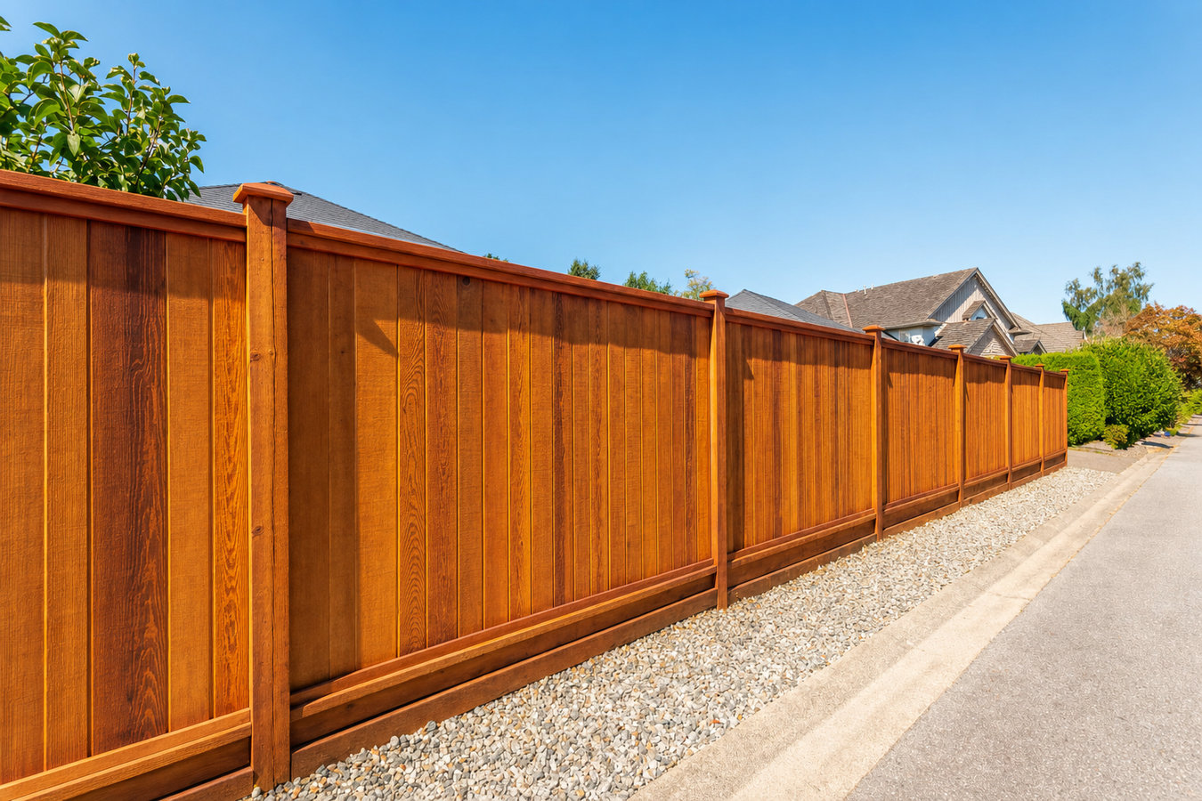 Wood fence installation in San Leandro, CA